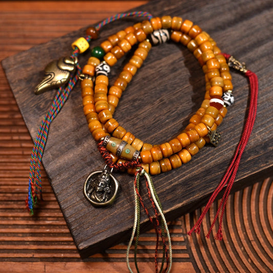 Tibetan 108 Meditation Mala Beads Pendant