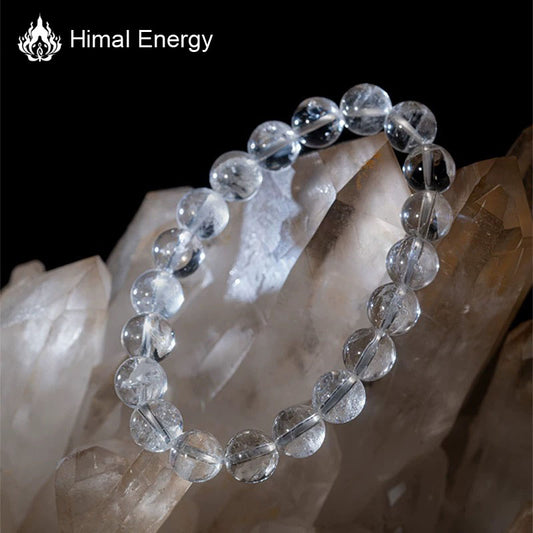 Himal Energy  Himalayan White Crystal Bracelet