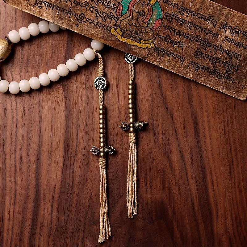 Himal Energy Pure White Bodhi Seed Necklace