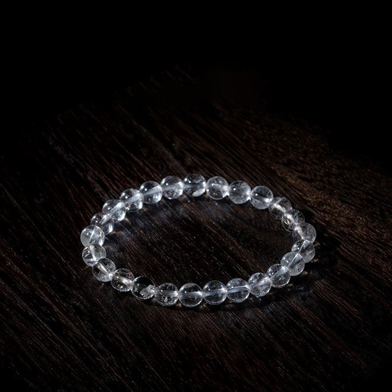 Himal Energy  Himalayan White Crystal Bracelet