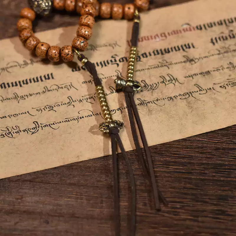 Moon Bodhi Prayer Beads Bracelet