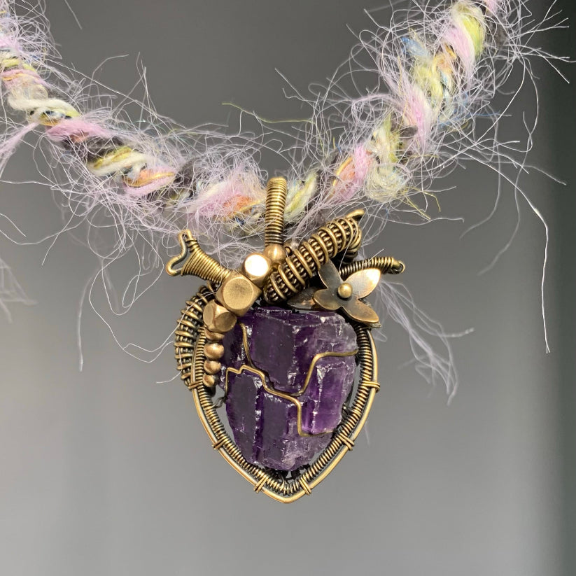 Amethyst Pendant: Embrace Tranquility, Inspiration, and Eternal Love