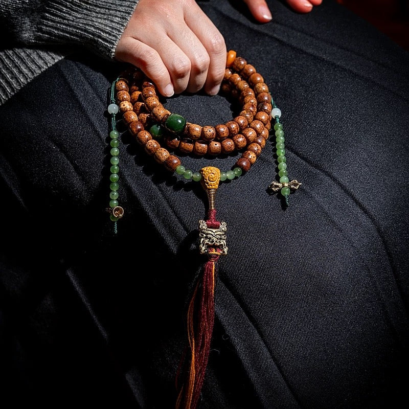 Himal Energy Wealth Auspicious Bodhi Blessing Necklace Hetian Jasper Bracelet