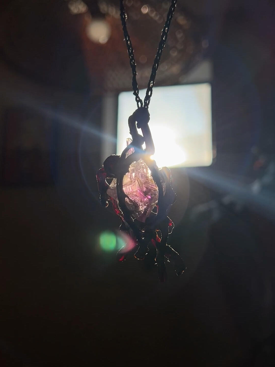 Garnet Heart Pendant- Powerful Pure Magic