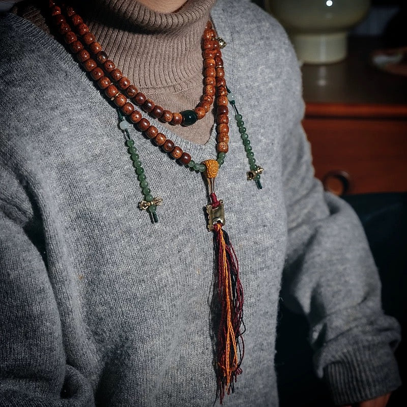 Himal Energy Wealth Auspicious Bodhi Blessing Necklace Hetian Jasper Bracelet