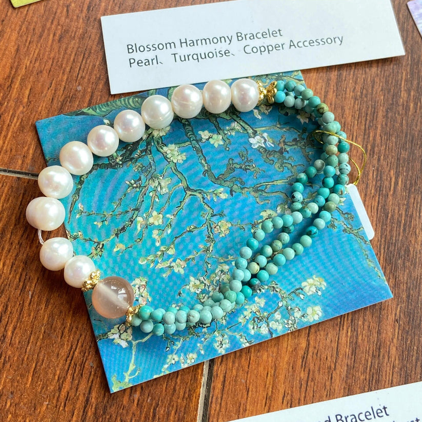 Celestial Whirl Bracelet lnspired by Vincent van Gogh's iconic painting Starry Night