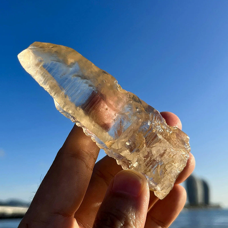 Himal Energy Quartz Crystal White Raw Crystal Awakens Angelic Energy