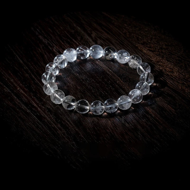 Himal Energy  Himalayan White Crystal Bracelet
