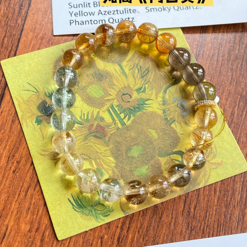 Celestial Whirl Bracelet lnspired by Vincent van Gogh's iconic painting Starry Night