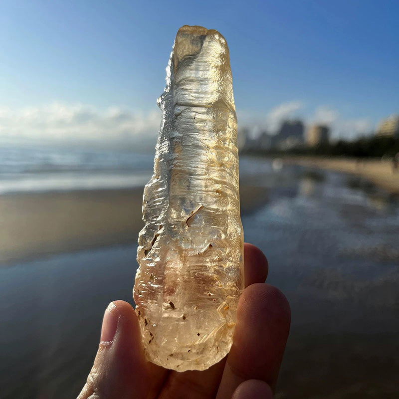 Himal Energy Quartz Crystal White Raw Crystal Awakens Angelic Energy
