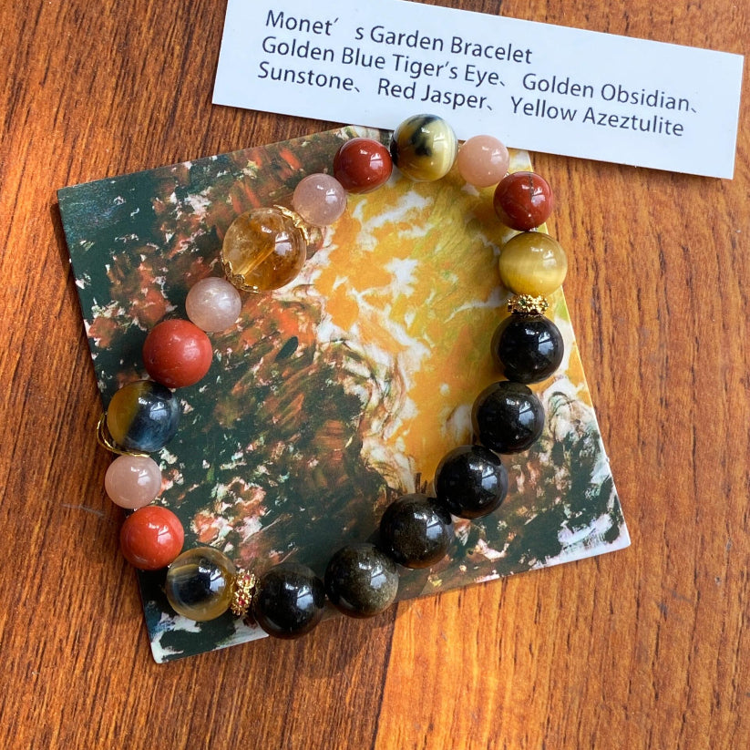 Celestial Whirl Bracelet lnspired by Vincent van Gogh's iconic painting Starry Night