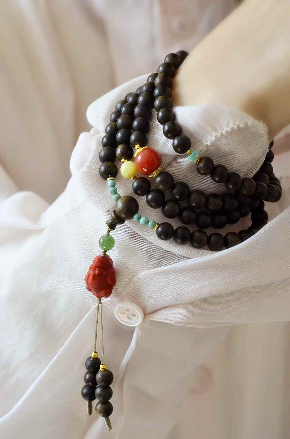 Amber Turquoise necklace & bracelet Elevate your spirit