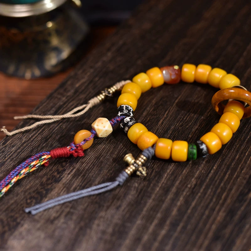 Tibetan Style Bone Bracelet
