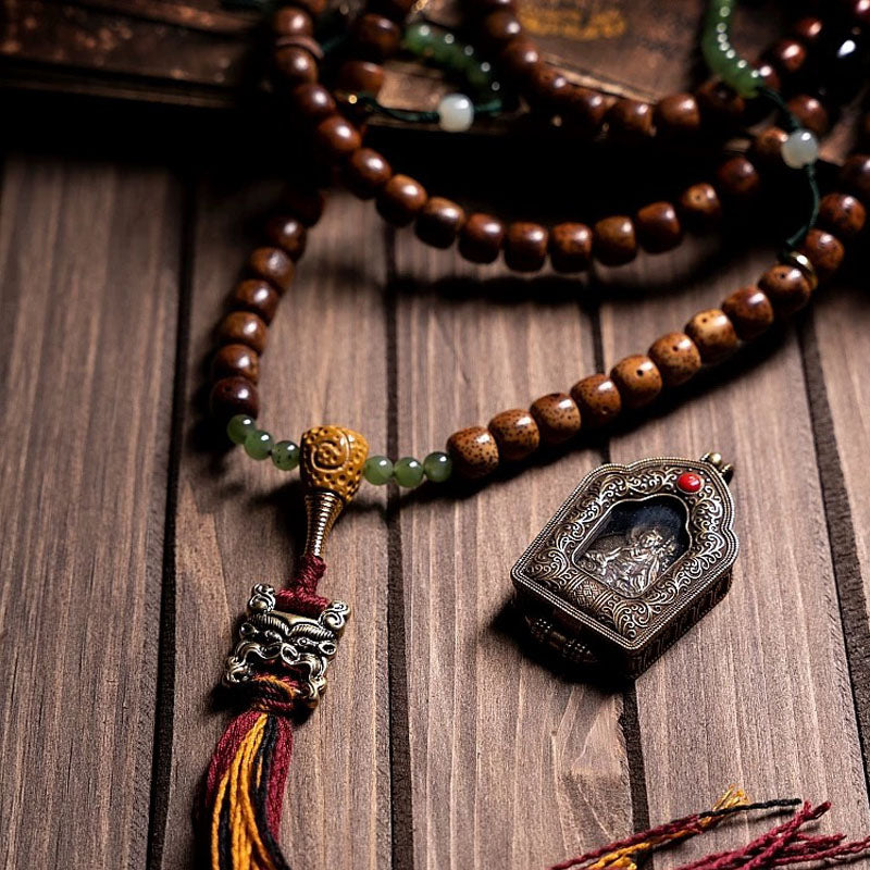 Himal Energy Wealth Auspicious Bodhi Blessing Necklace Hetian Jasper Bracelet