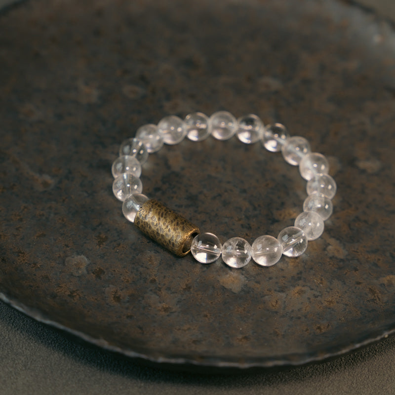 Pure Healing White Crystal Bead Bracelet