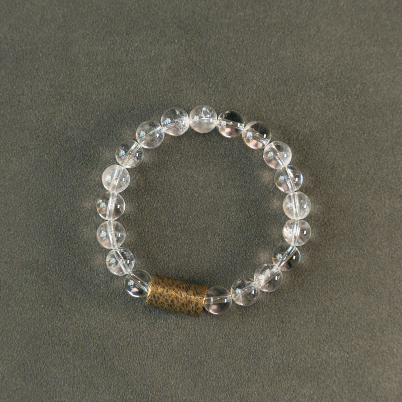 Pure Healing White Crystal Bead Bracelet