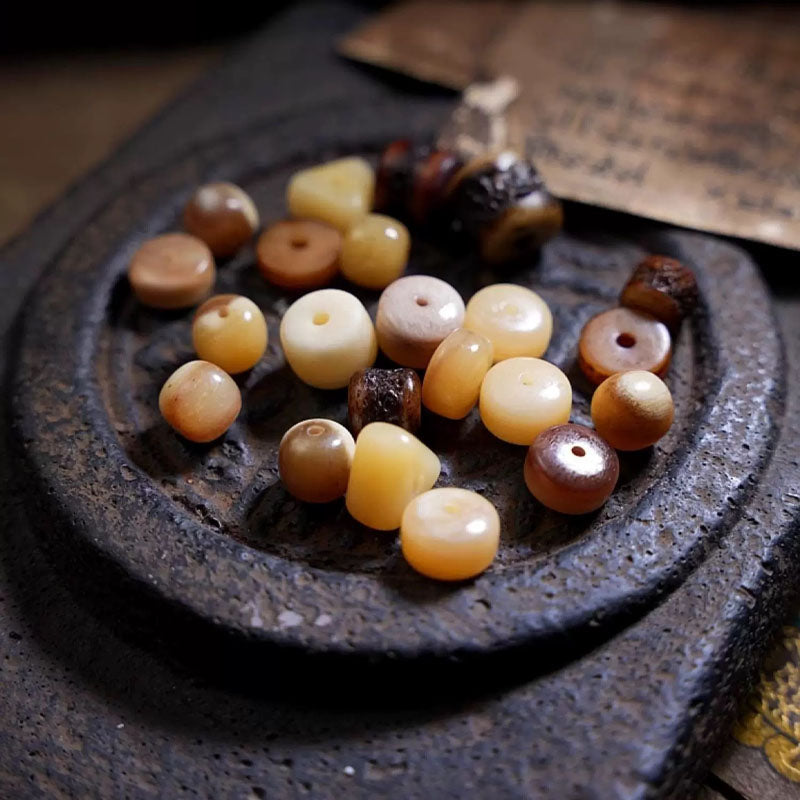 Himal Energy Abundance Yak Bone 108 Mala Beads Necklace