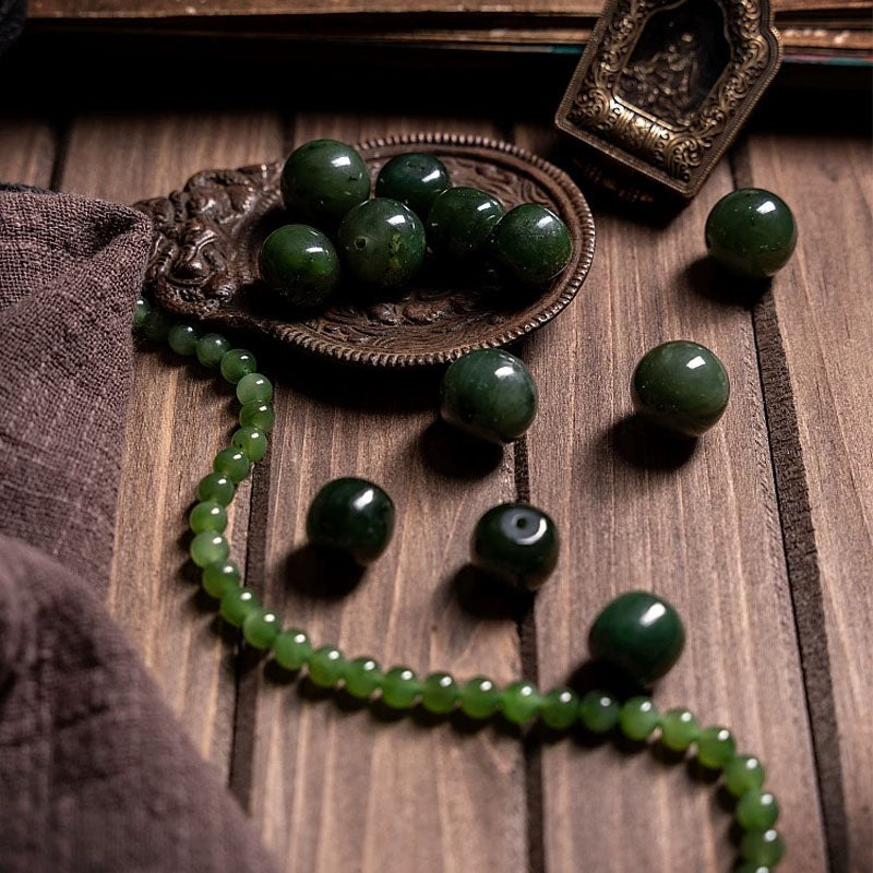 Himal Energy Wealth Auspicious Bodhi Blessing Necklace Hetian Jasper Bracelet