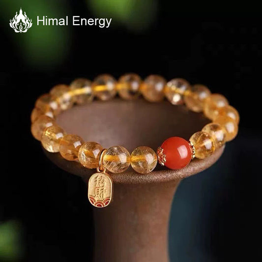 Wealth and Good Luck Natural Citrine Bracelet