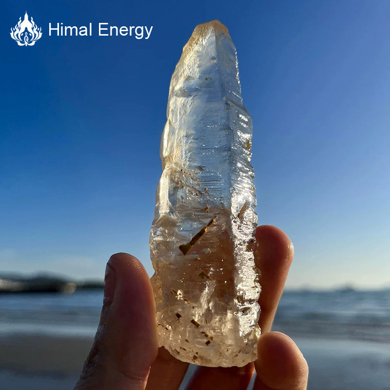 Himal Energy Quartz Crystal White Raw Crystal Awakens Angelic Energy
